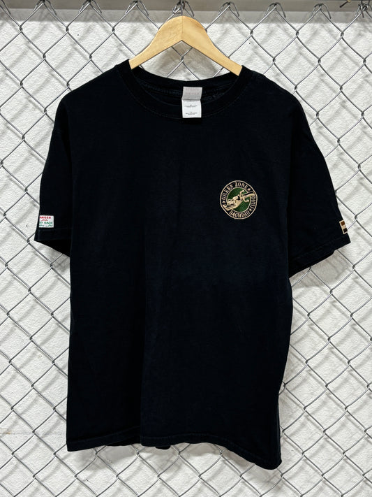 Vintage Y2K Baghdad Iraq US Military Stay Back Graphic Tee Size Large