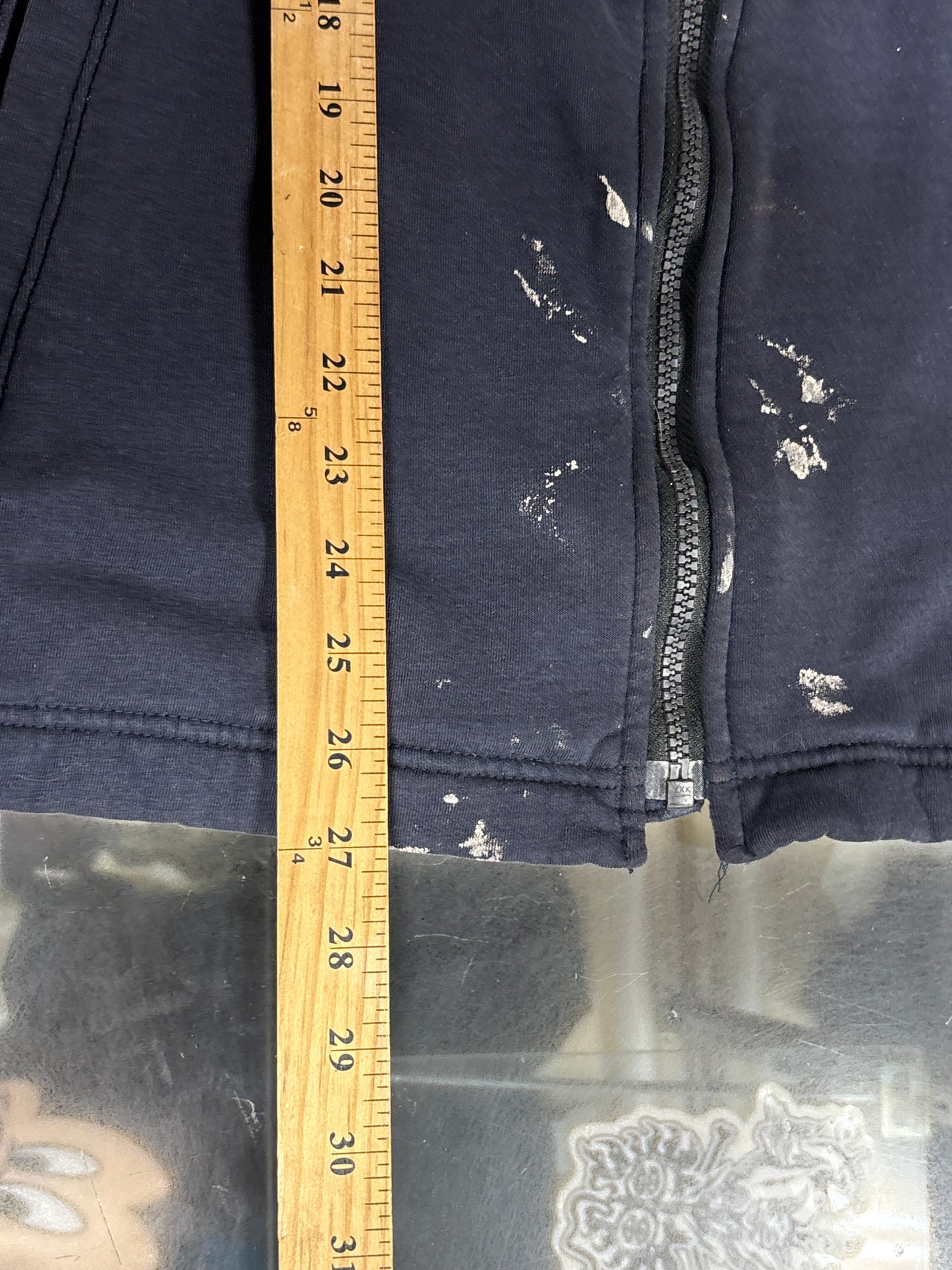 Carhartt FR Distressed Full Zip Sweater Size Large