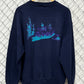 Vintage 90's Montana River Crossing Nature Crewneck Sweater Size XL
