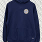 Vintage 90's United States Crest Navy Blue Hoodie Size XL