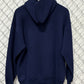 Vintage 90's United States Crest Navy Blue Hoodie Size XL