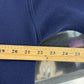Vintage 90's United States Crest Navy Blue Hoodie Size XL
