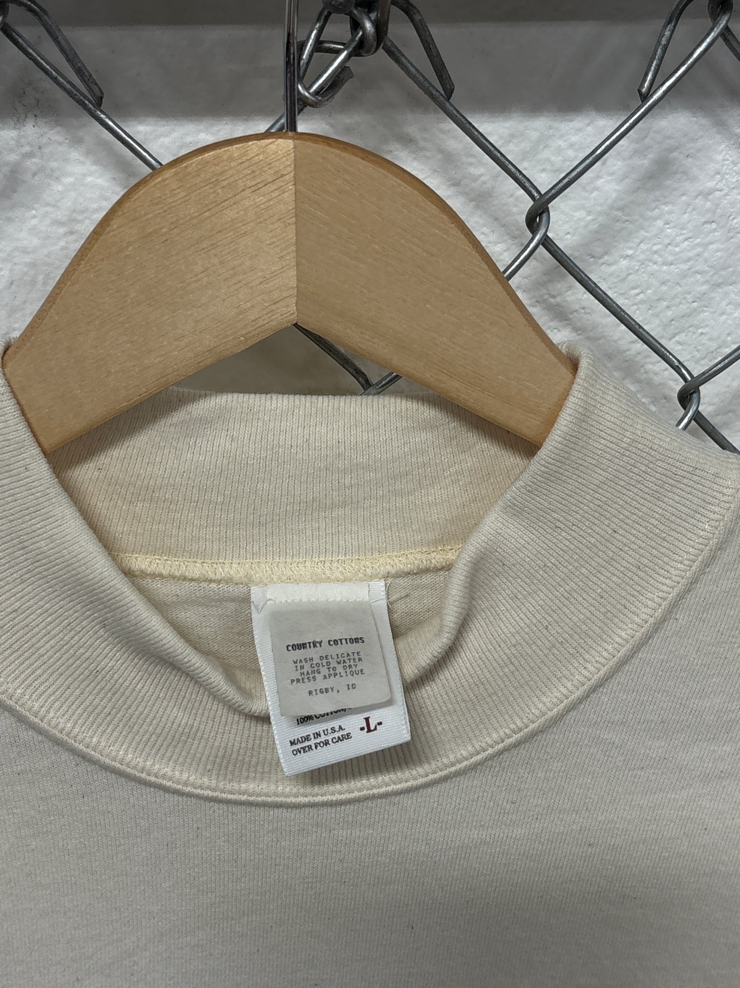 Vintage 90's Noah's Ark Embroidered Crewneck Sweater Size Large