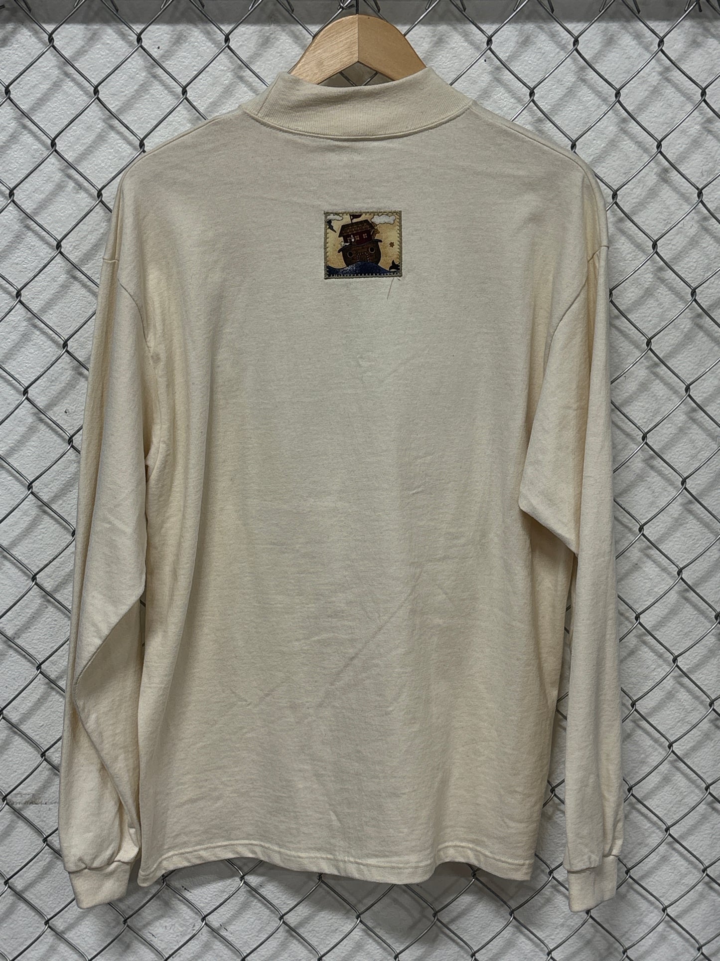 Vintage 90's Noah's Ark Embroidered Crewneck Sweater Size Large