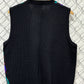 Vintage 90's Argyle Pattern Button Up Vest Size Large