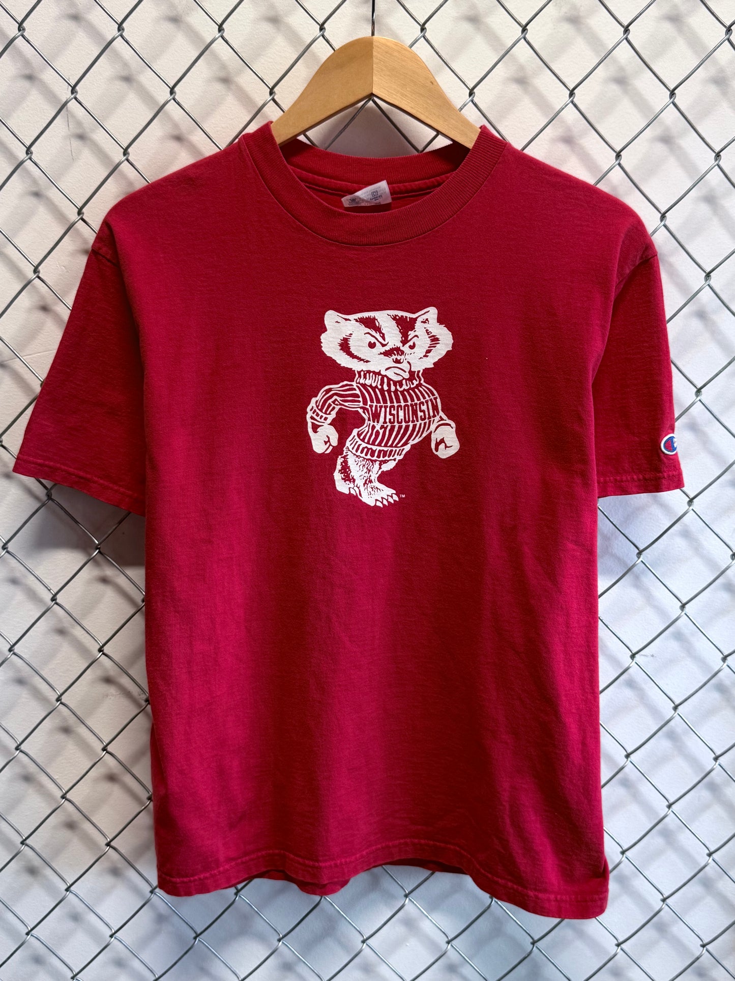 Vintage Wisconsin Badgers Collegiate Mascot Graphic Tee Size XL