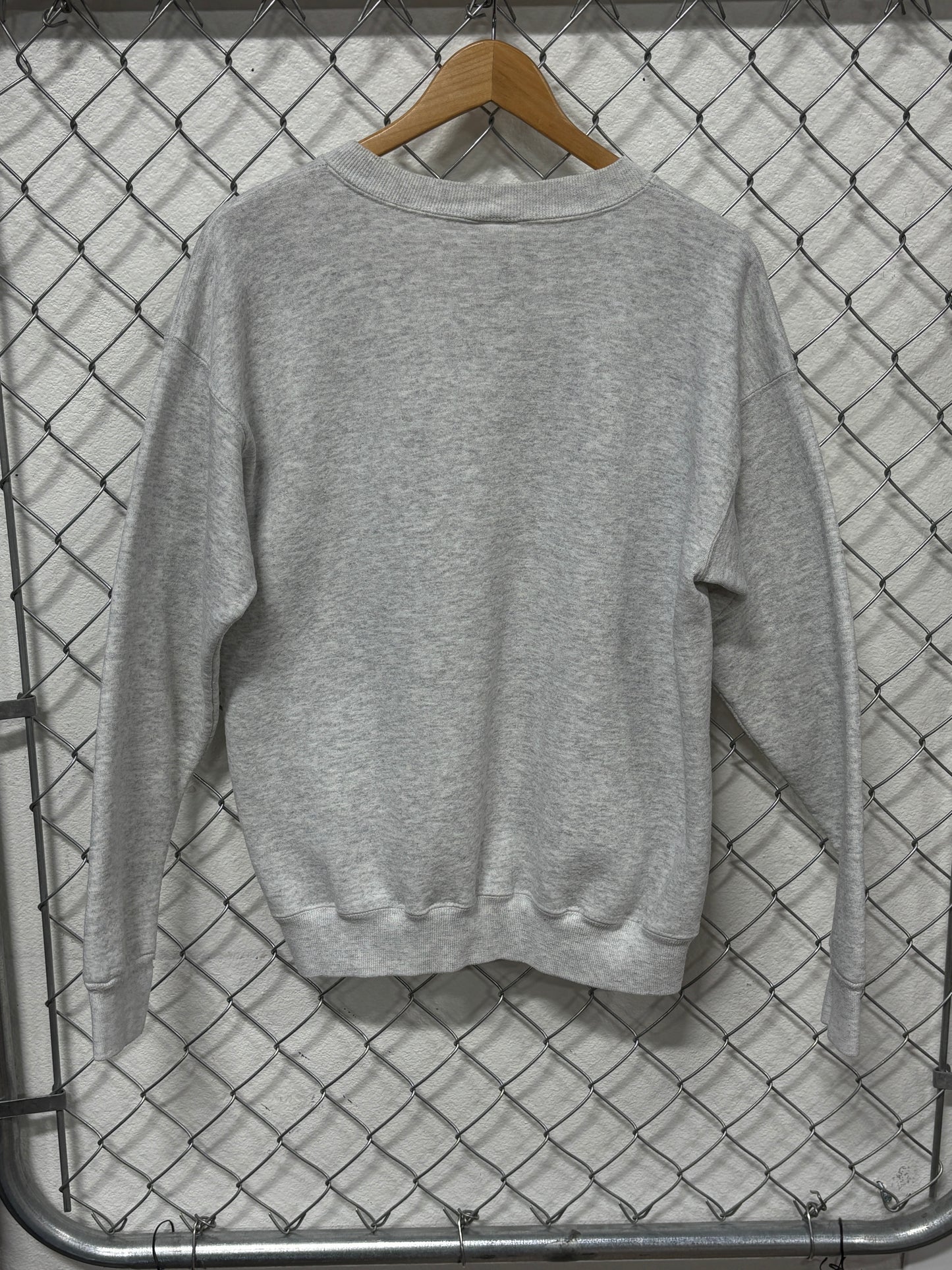 Vintage 90's Timber Wolf Canis Lupus Nature Crewneck Sweater Size XL