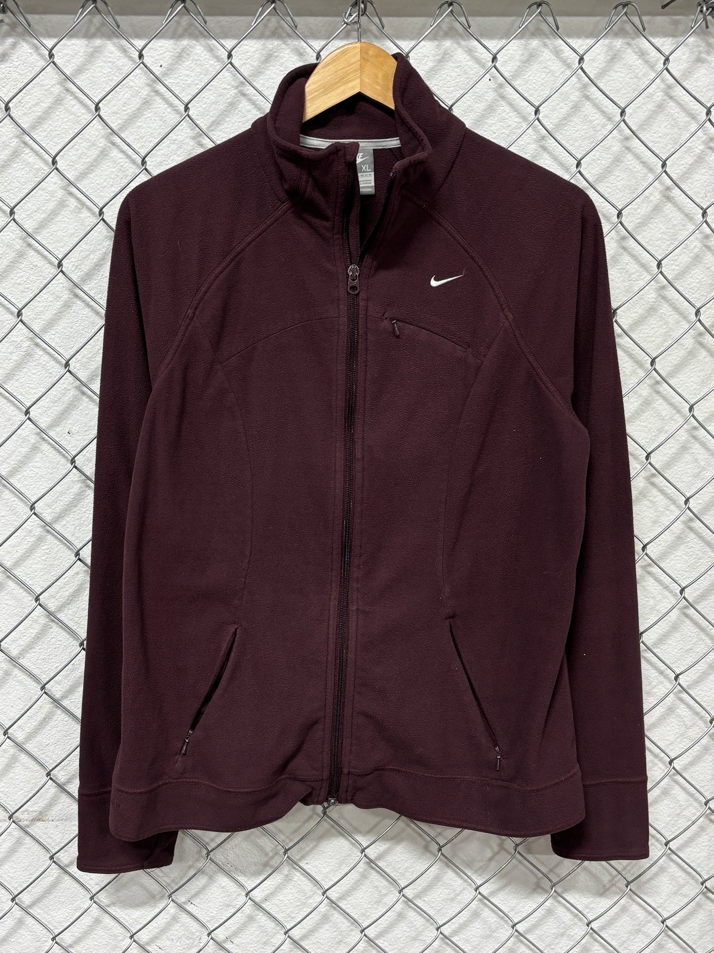 Nike Women's Full Zip Fleece Track Jacket Size XL
