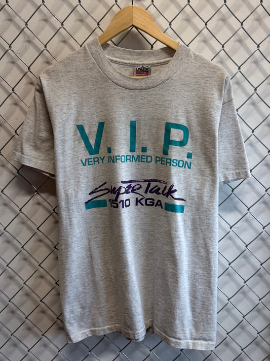 Vintage 90's VIP Radio Graphic Tee Size Large