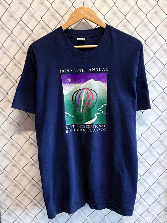 Vintage 1995 Kent Washington Balloon Festival Graphic Tee Size XL