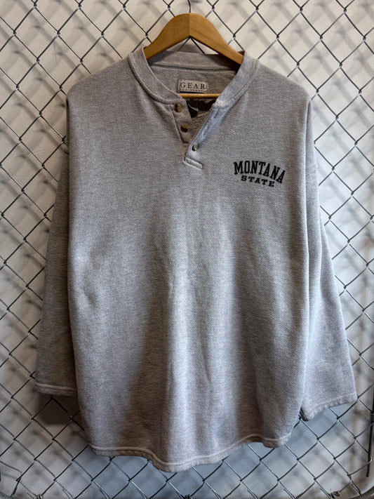 Vintage 90's Montana State Grey Bozeman Montana Sweater Size XL
