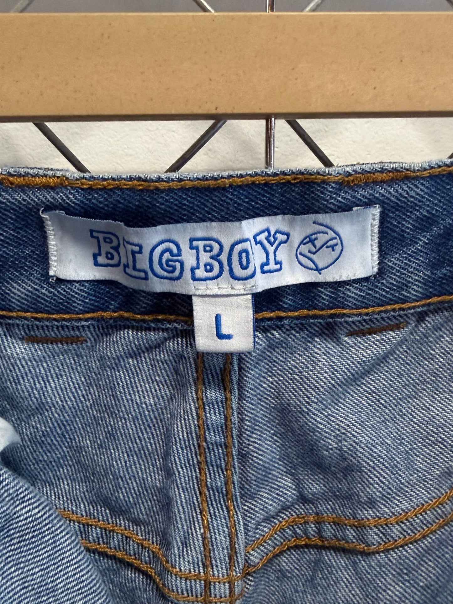 Vintage 90's Big Boy Wide Leg Baggy Skater Denim Jeans Size 35x26