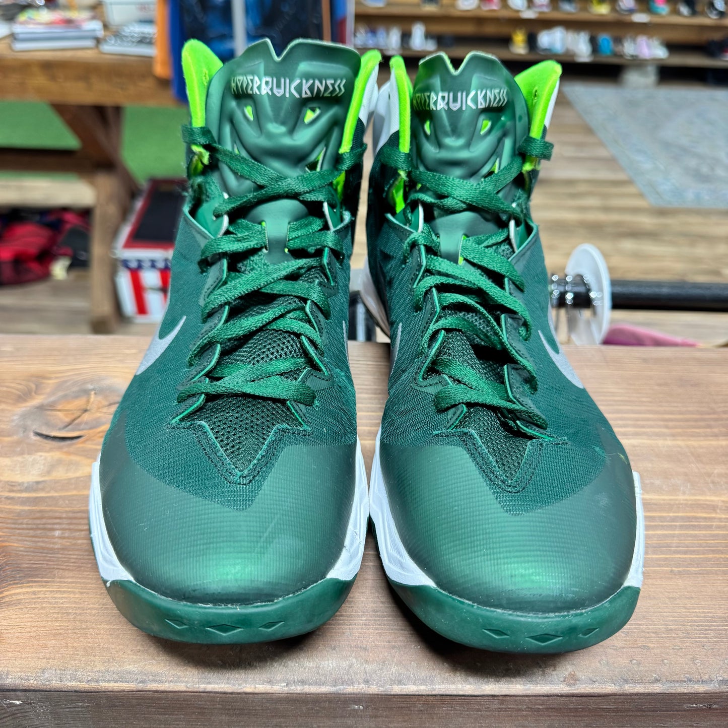 Nike Hyperquickness 'Green White' Size 14