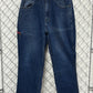 Vintage Y2K Ecko Foundry Denim Cargo Jeans Size 32x27