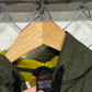 Vintage Y2K Olive Green Nike Zip Up Windbreaker Jacket Size Medium