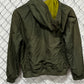 Vintage Y2K Olive Green Nike Zip Up Windbreaker Jacket Size Medium