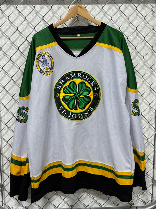 Vintage Eastern Maritime Hockey League St John's Shamrocks Jersey Size 3XL