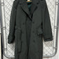 Vintage Military Issued Green Overcoat Gabardine Size 36 M/L