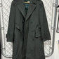 Vintage Military Issued Green Overcoat Gabardine Size 34 M/L