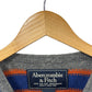 Abercrombie and Fitch Grey Blue Striped Sweater Size XL