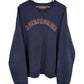 Abercrombie and Fitch Arc Spell Out Navy Blue Sweater Size XXL