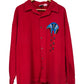 Vintage 90's Wek Tribal Print Grizzly Bear Button Up Long Sleeve Shirt Size XL