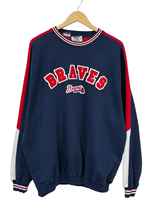Vintage 90's Lee Sport Atlanta Braves MLB Crewneck Sweater Size XL