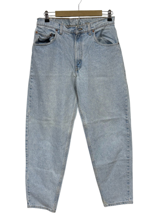 Vintage Levi's 560 Made in USA Loose Fit Light Wash Denim Jeans Size 31x29