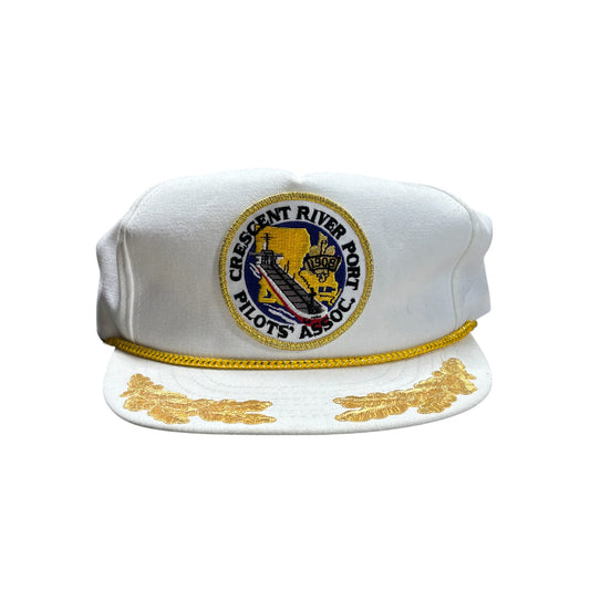 Vintage Crescent River Port Pilots Association Strapback Hat