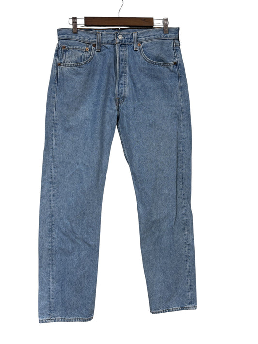 Vintage Levi's 501 Made in USA Medium Wash Denim Jeans Size 32x30
