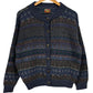 Vintage Alps Womens Knit Button Up Sweater Size XL