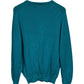 Vintage 90's Sea Island Cotton Knit Blue Sweater Size Large
