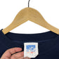 Vintage 90's Navy Blue Grey Color Block Crewneck Sweater Size Large