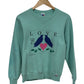 Vintage 80's Postal Service Love Stamp Crewneck Sweater Size Small
