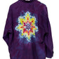 Vintage 90's Pepe Purple Tie Dye Button Up Shirt Size Large