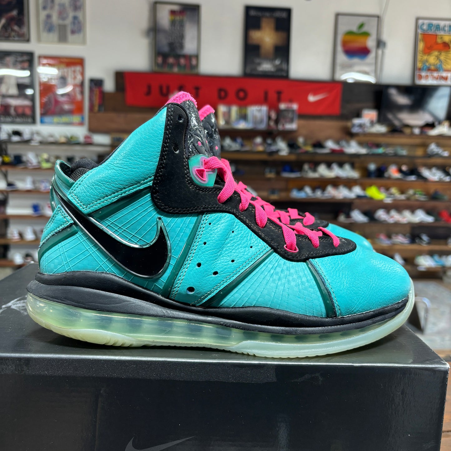 Nike Lebron 8 'South Beach' Size 8