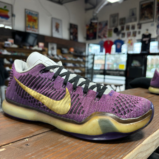 Nike Kobe 10 'Nike ID Purple Gold' Size 11.5