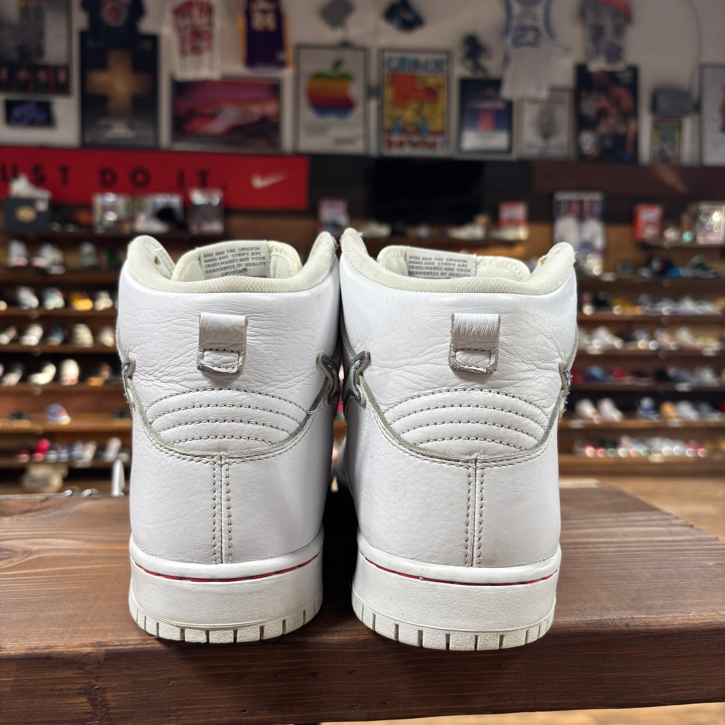 Nike SB Dunk High 'Oski Great White' Size 10