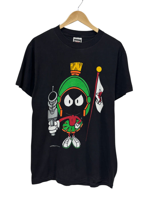 Vintage 90's Tultex Marvin the Martian Looney Tunes Cartoon Tee Size Medium