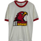 Vintage 90's Illinois Scarlet Hawks Mascot Logo Tee Size Medium