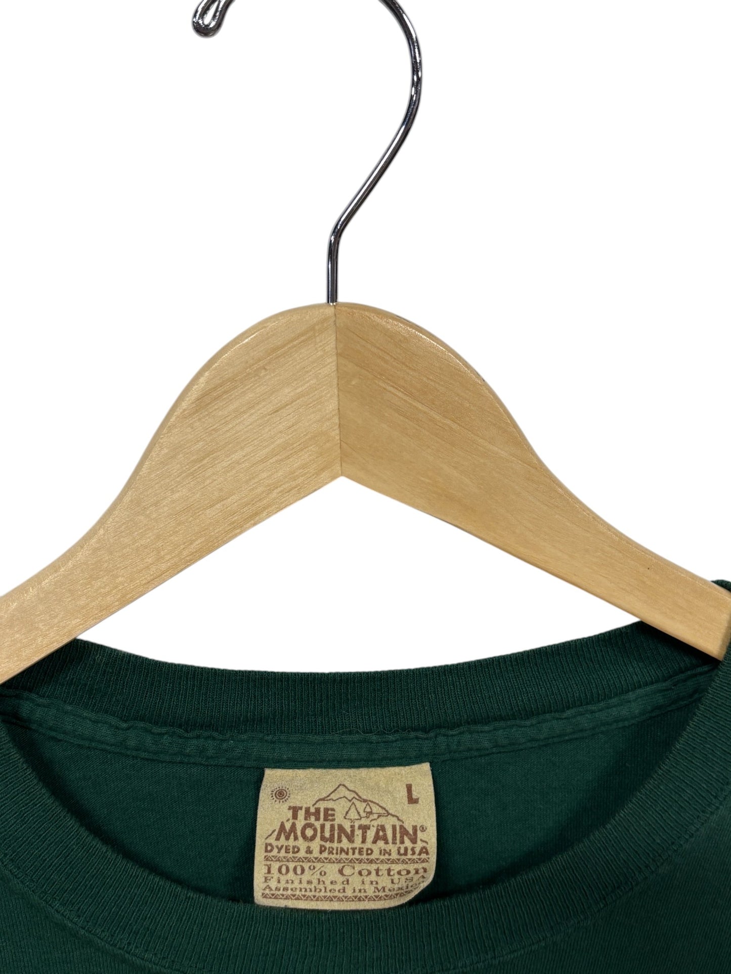 Vintage The Mountain Grizzly Bear Owls Nice Hooters Nature Tee Size Large