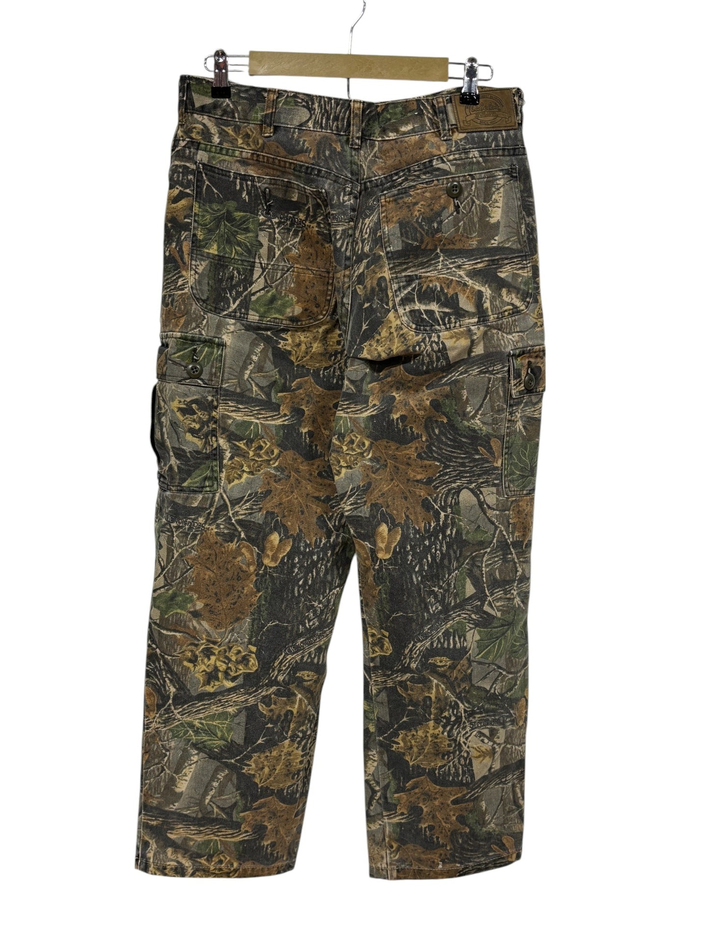 Vintage Cabela's Woodland Camo Hunting Pants Size 32x30