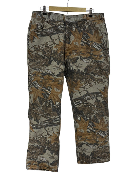 Vintage Duxback Hunting Woodland Camo Pants Size 38x30