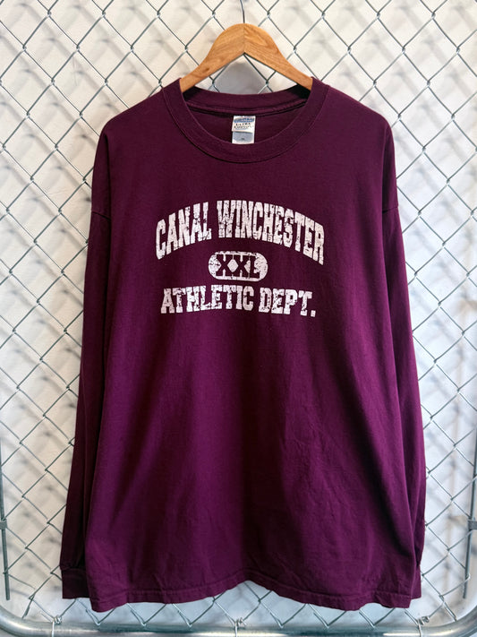 Vintage Y2K Canal Winchester Long Sleeve Shirt Size XXL