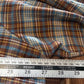 Vintage Big Mac Distressed Plaid Button Up Long Sleeve Shirt Size XL