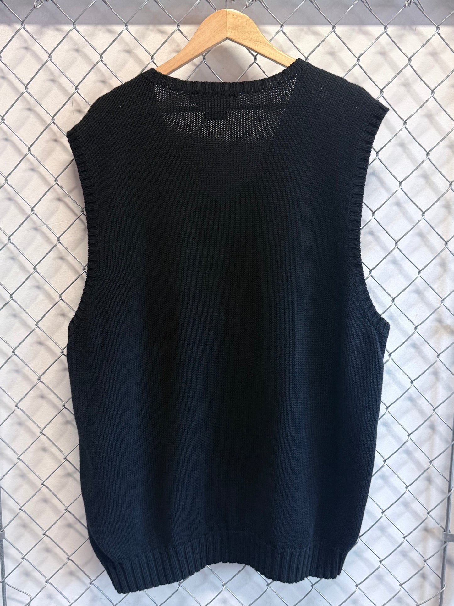 Polo Ralph Lauren Black Sweater Vest Size XXL Tall