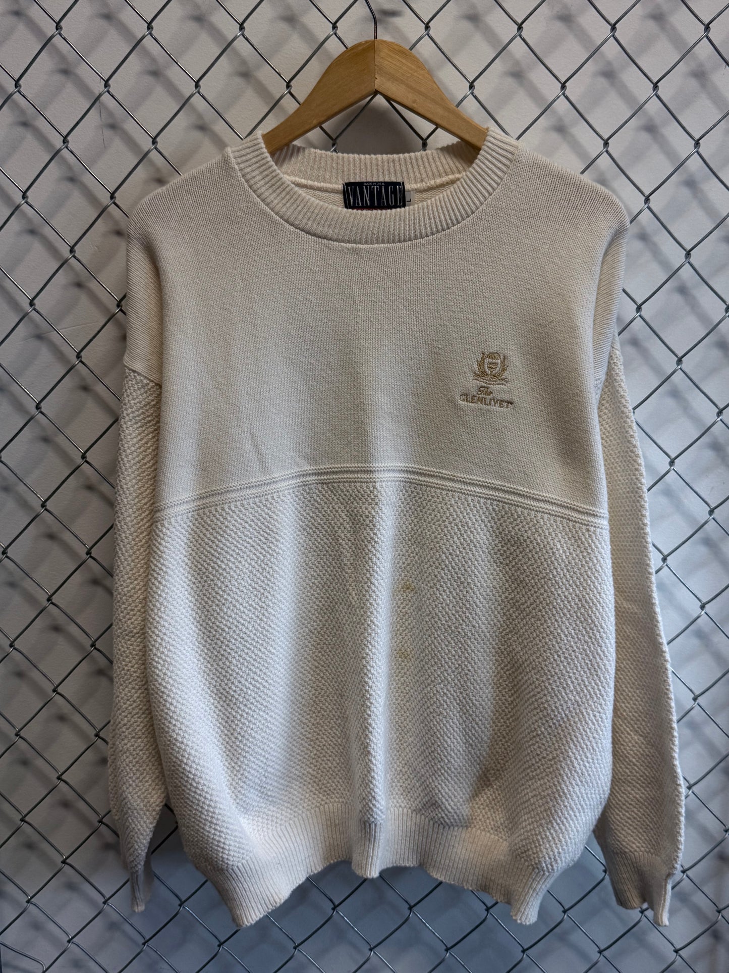 Vintage 90's Glenlivet Scotch Promo Sweater Size Large