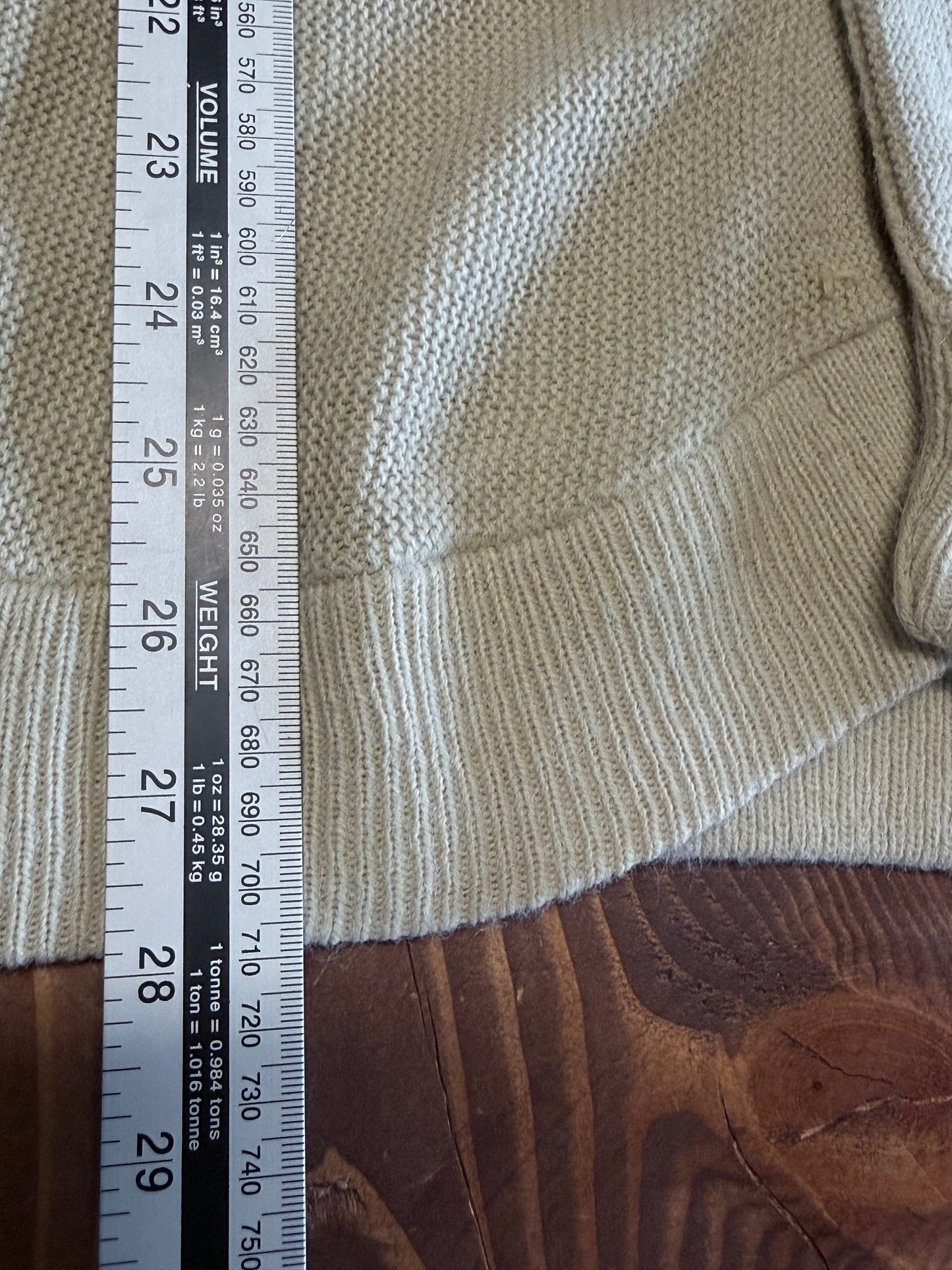 Vintage 70's Career Club Virgin Acrylic Knit Cardigan Size Large