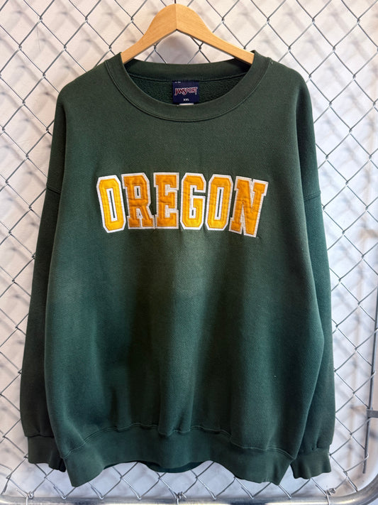 Vintage 90's Oregon Jansport Collegiate Crewneck Sweater Size XXL