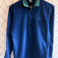 Vintage 90's Patagonia Capilene Blue Quarter Zip Sweater Size Medium